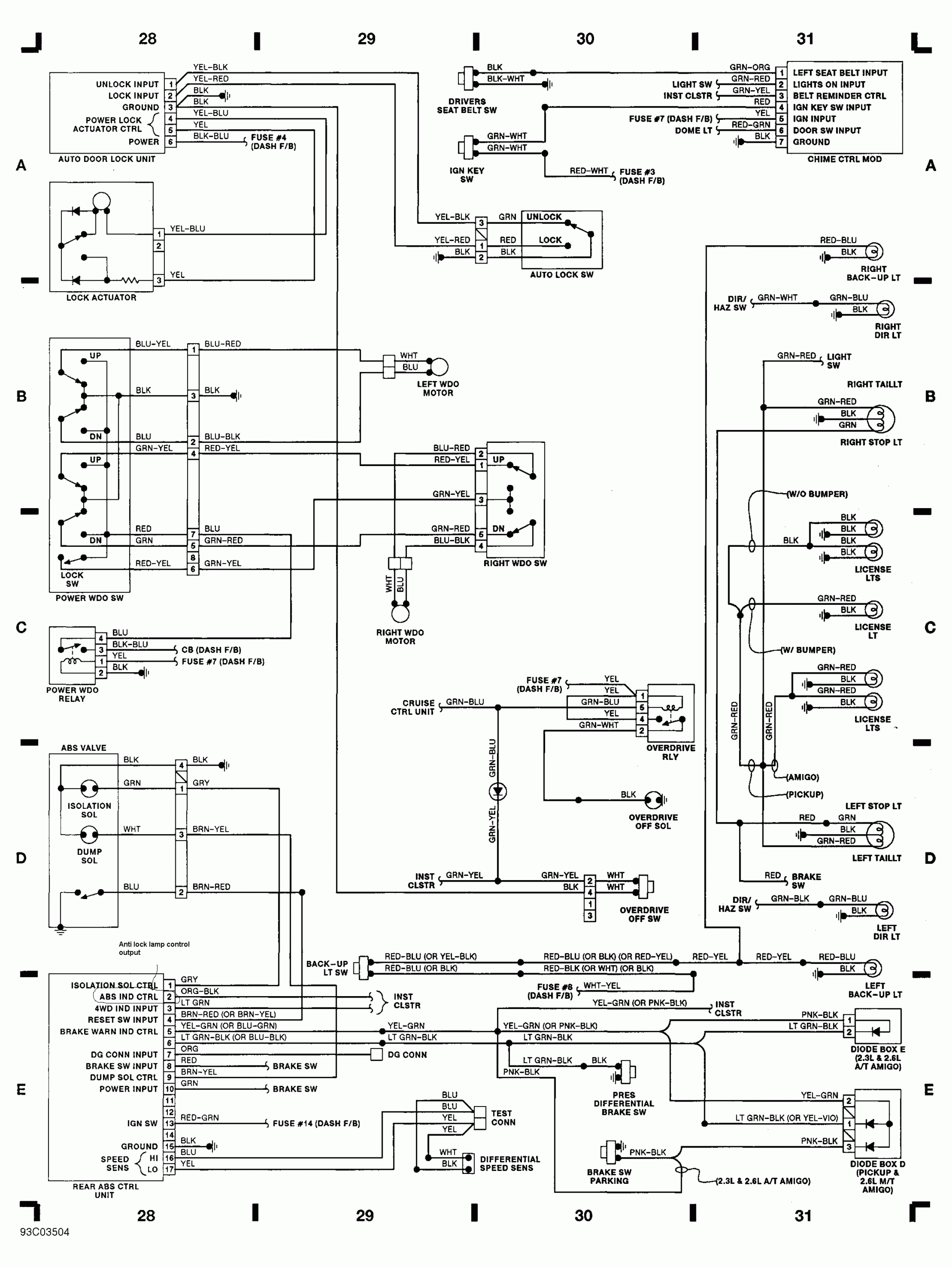 01 Isuzu Npr Headligth Wiring Diagram Wiring Diagram Pictures