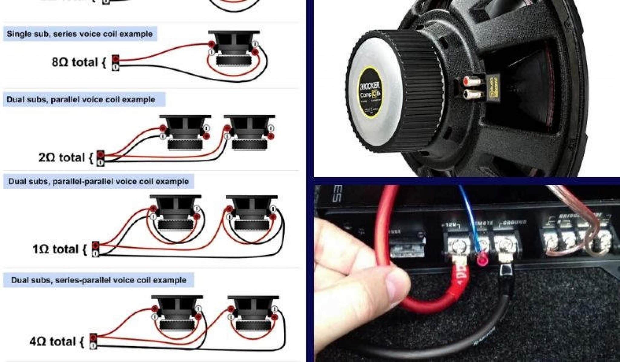 1 Ohm Wiring Dual Voice Coil