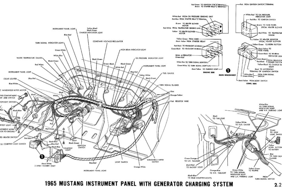1965 Mustang Wiring Diagrams 1965 Mustang 65 Mustang Mustang
