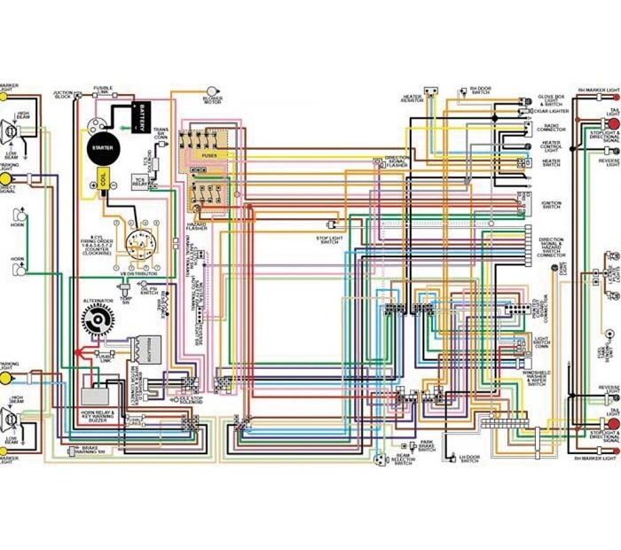 1967 Camaro Wiring Diagram 1967 69 Chevrolet Camaro Wiring Diagrams