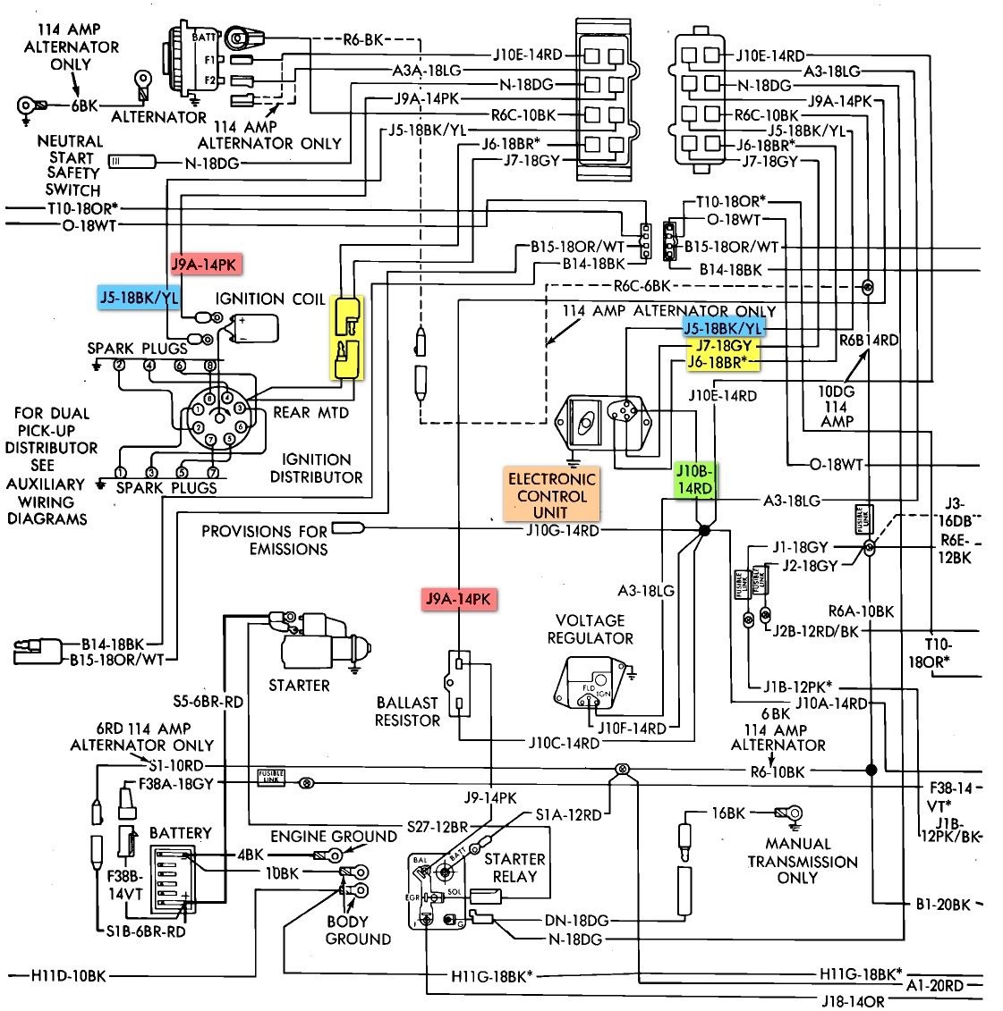 1969 Dodge Truck Wiring Diagram
