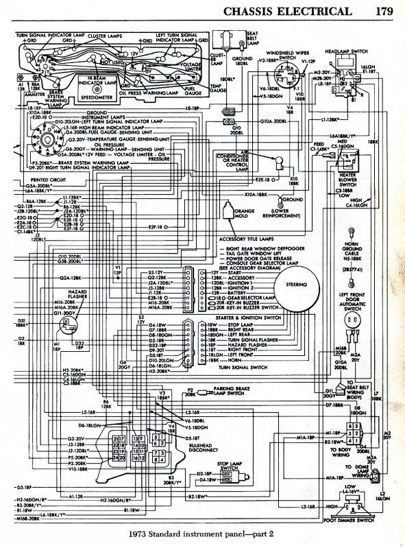 1973 Plymouth Duster Wiring Diagram