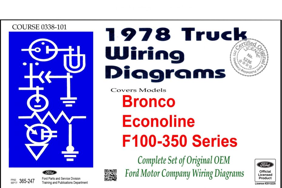 1978 Ford Truck Wiring Diagrams F100 Fordmanuals