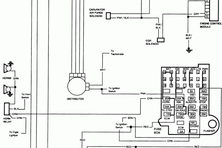1985 Chevy Truck Wiring Diagram