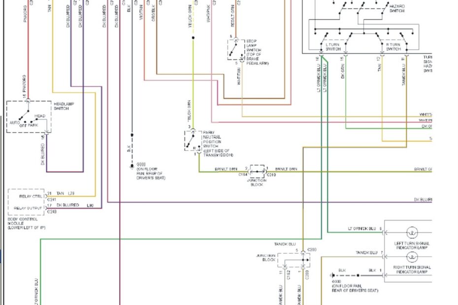 1996 Jeep Grand Cherokee Laredo SYSTEM WIRING DIAGRAMS Exterior Lamps