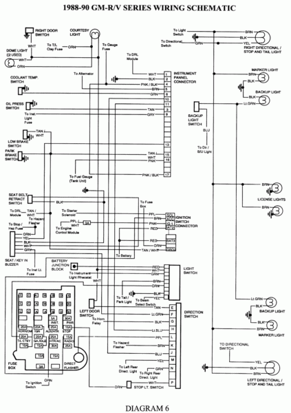 1998 Chevy Silverado Headlight Wiring Diagram