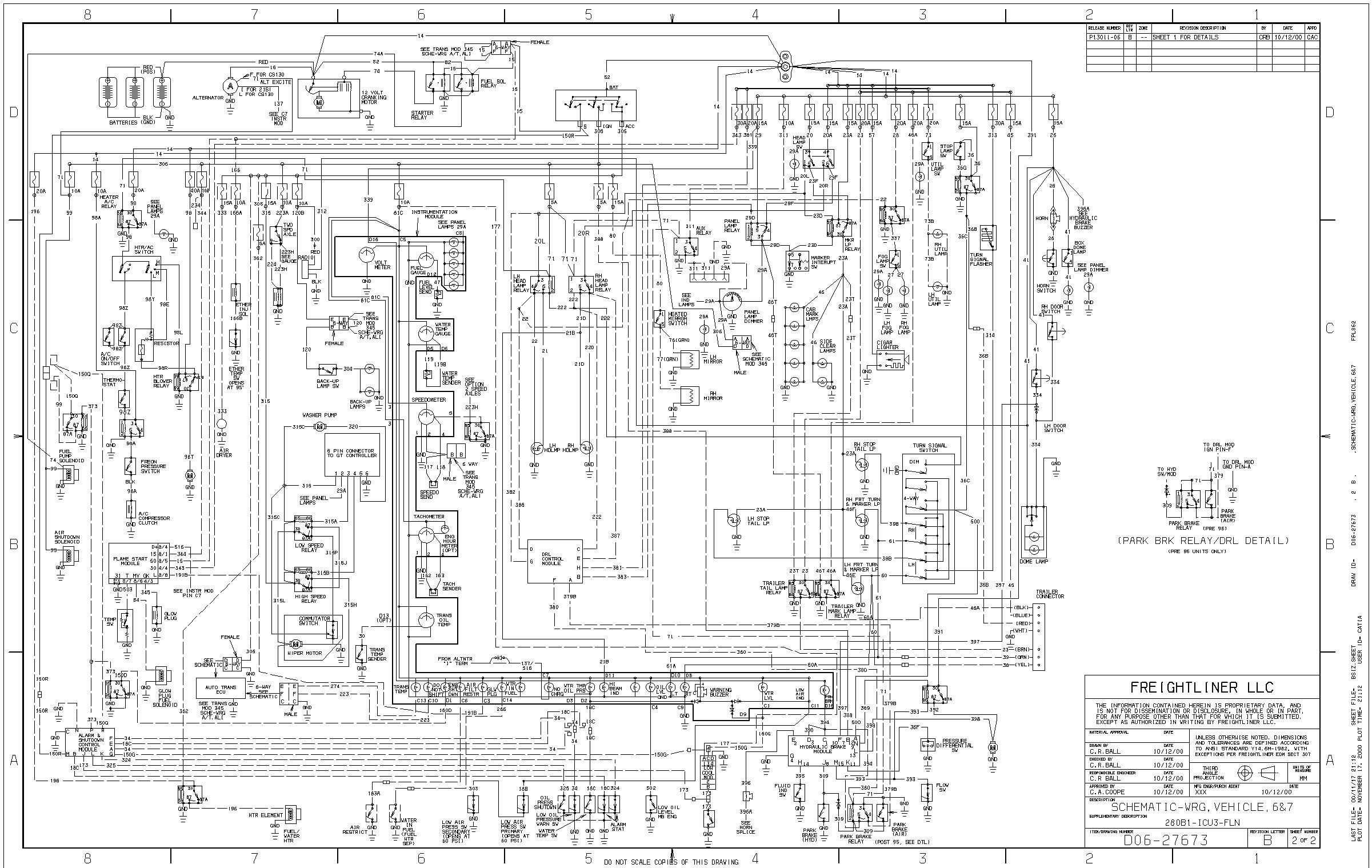 2002 Freightliner Wiring Diagram Wiring Diagram