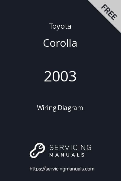 2003 Toyota Corolla Wiring Diagram PDF ServicingManuals