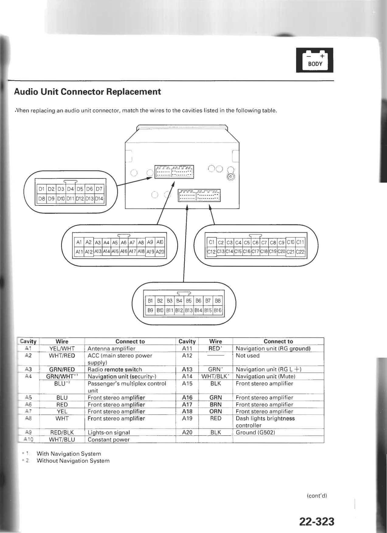 2004 Acura Mdx Radio Factory Wiring Diagram Key1