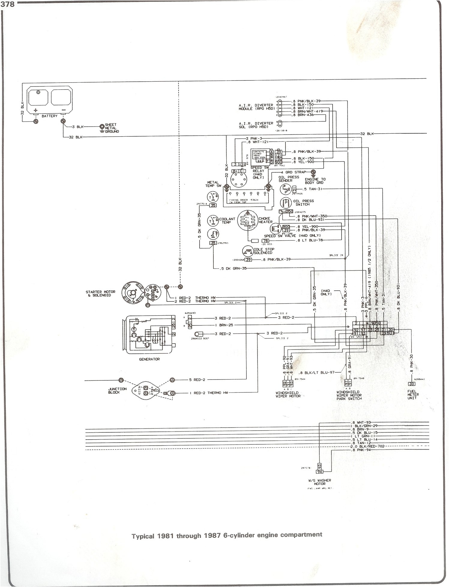 73 87 Chevy Truck Wiring Diagram Manual