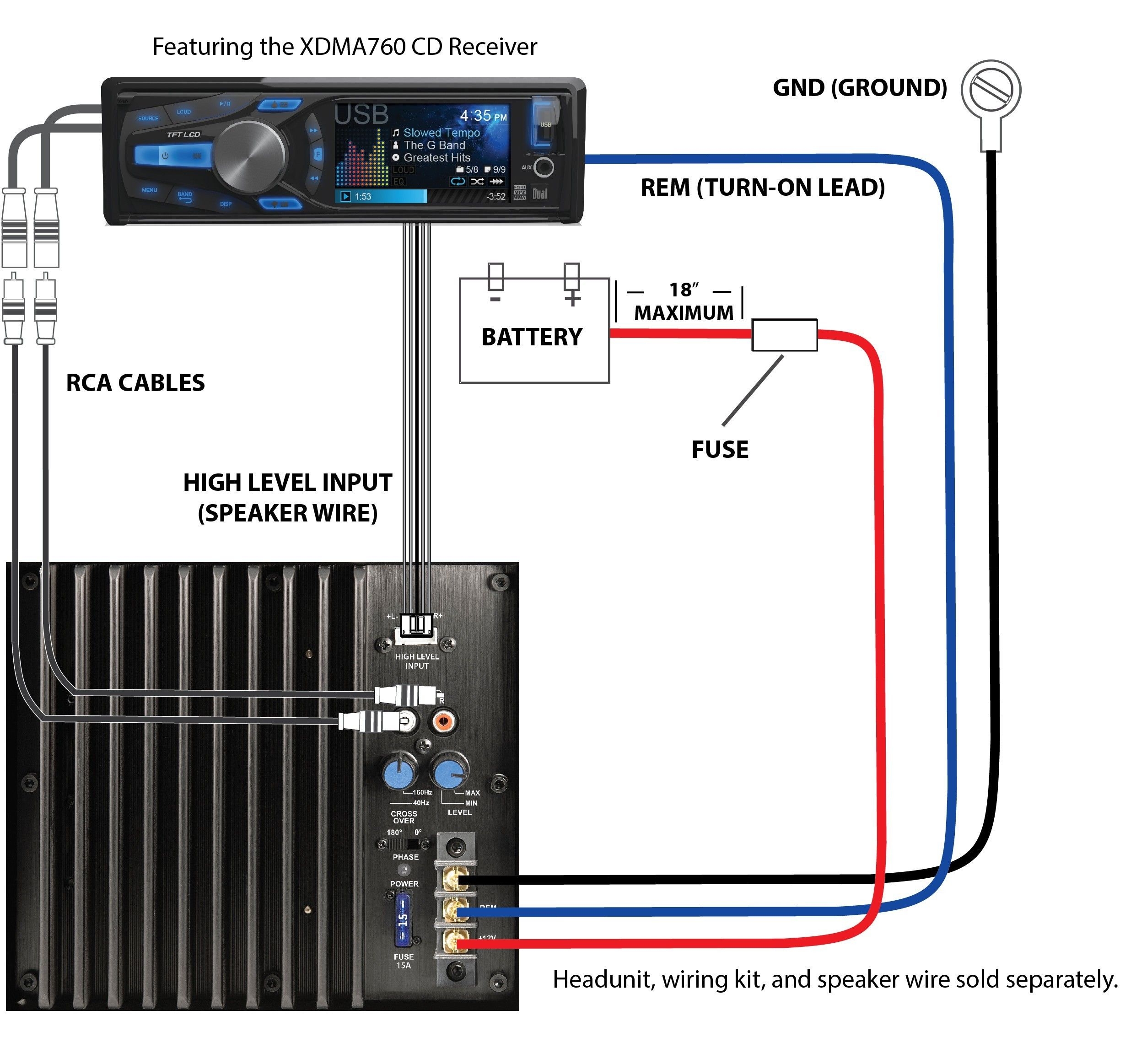  Amp And Sub Wiring Diagram JAN23 Diy for me