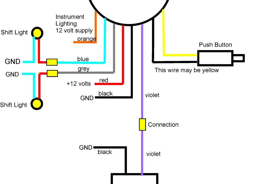 Auto Gauge Tachometer Wiring Diagram