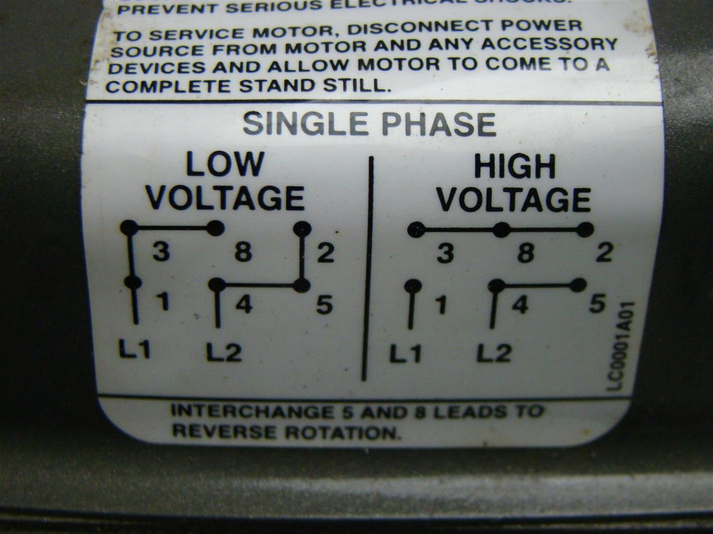 Baldor Motor Wiring Diagrams Single Phase