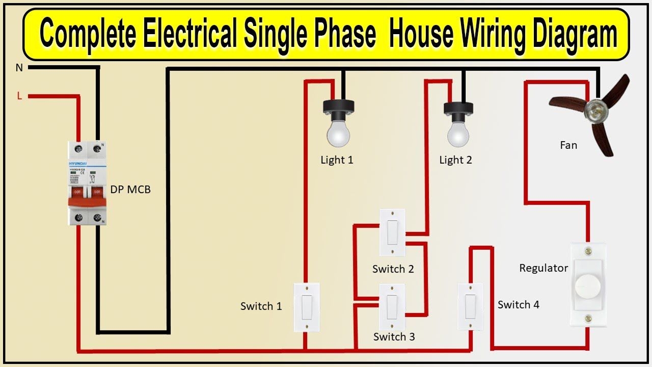 Basic Electrical Wiring Circuit Diagram