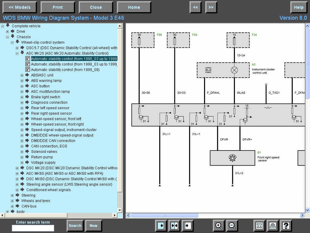 BMW Wiring Diagram System WDS 