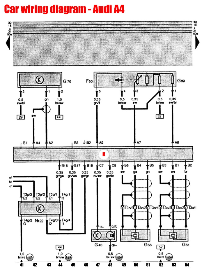 Car Wiring Diagram Audi A4 Car Anatomy