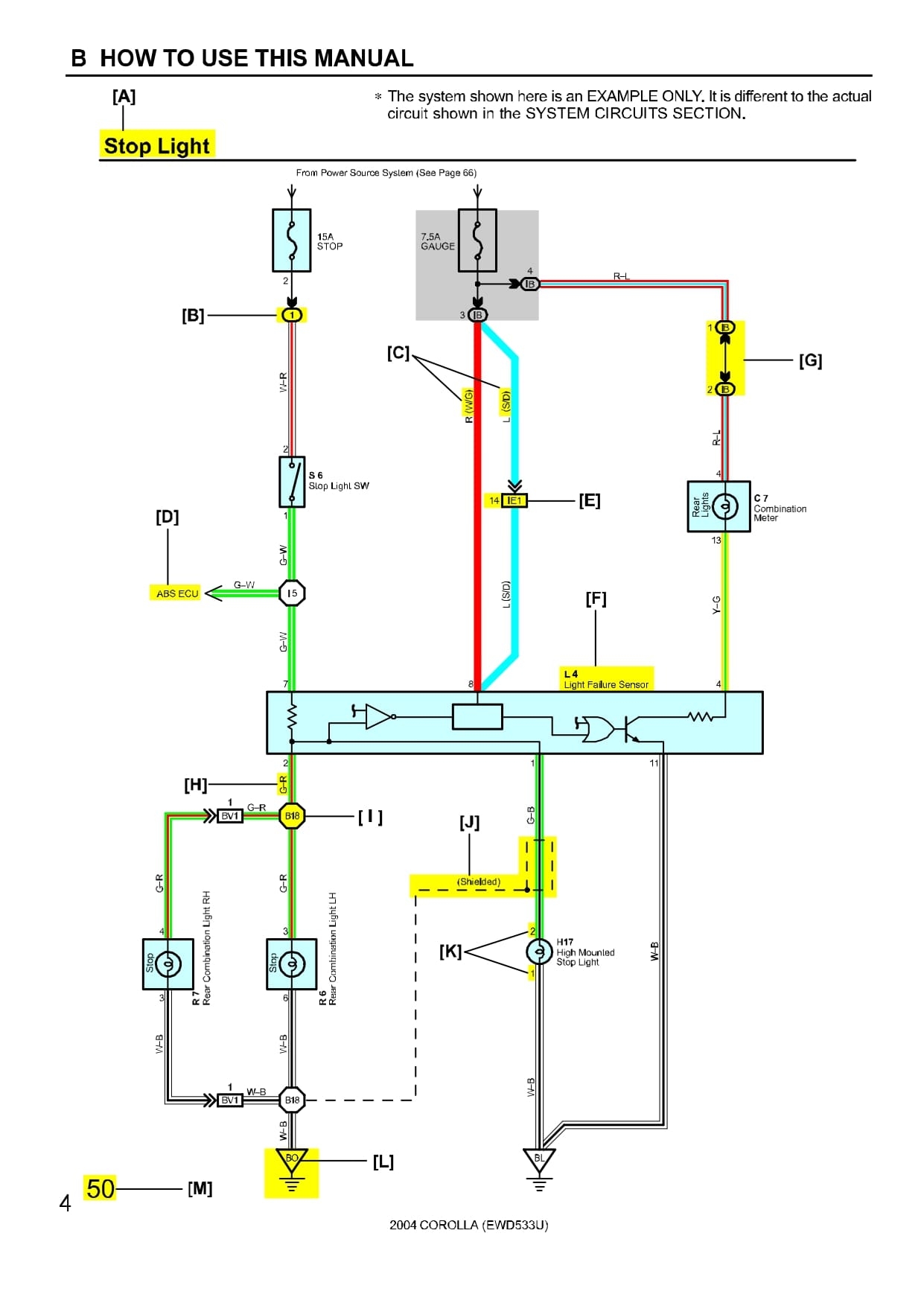 Car Wiring Diagrams Toyota