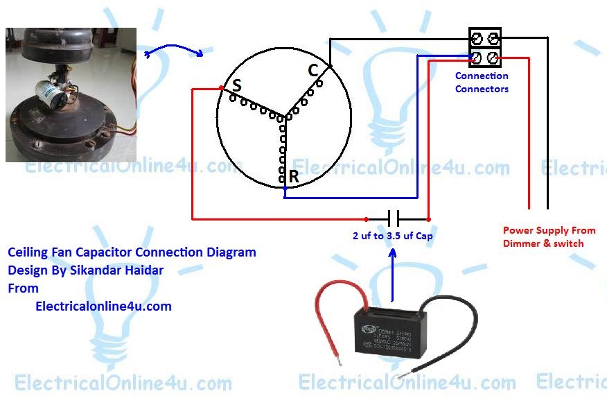 Ceiling Fan Connection Wiring Ceiling Fan Connection Wiring