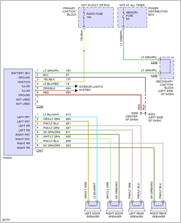 Chevy Factory Radio Wiring Diagram