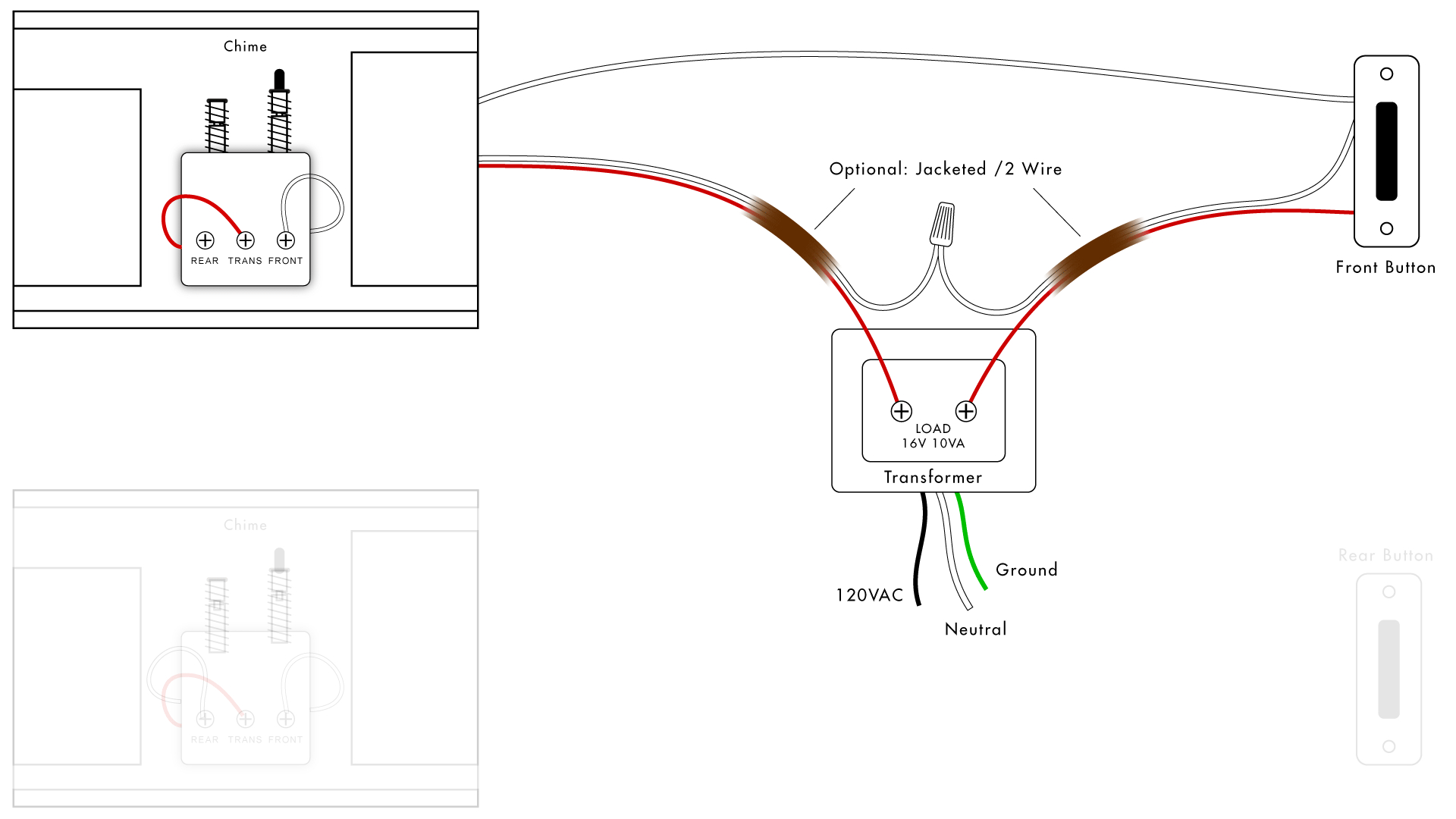 Chime Doorbell Wiring The Main Component Parts Inside A Typical 