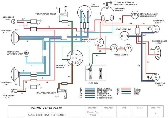 Classic Car Wiring Diagram Classic Car Wiring Diagram