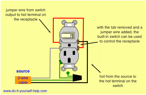 Combo Switch Outlet Wiring Diagrams Do it yourself help