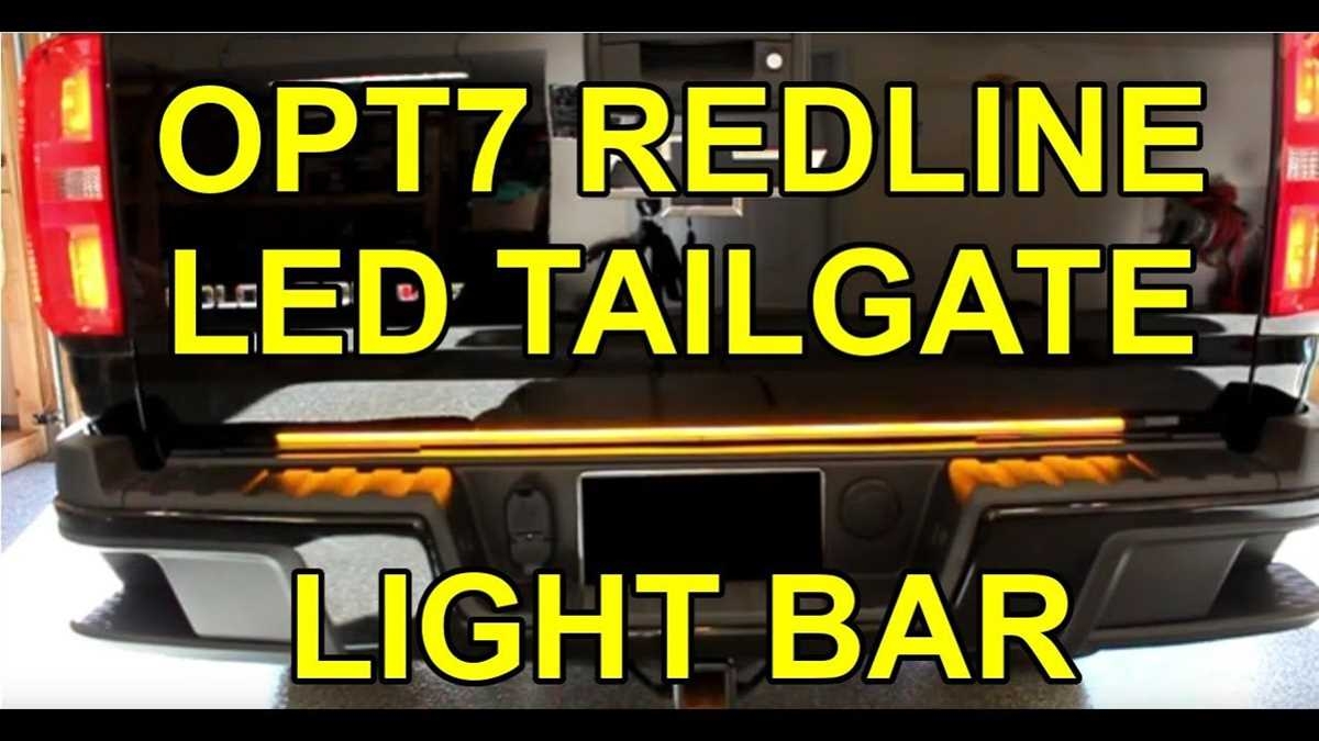 Complete Guide How To Wire Opt7 Tailgate Light Bar With Diagram