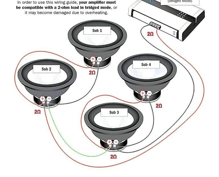 Cool 2 Dual 4 Ohm Wiring Diagram Pin Capacitor