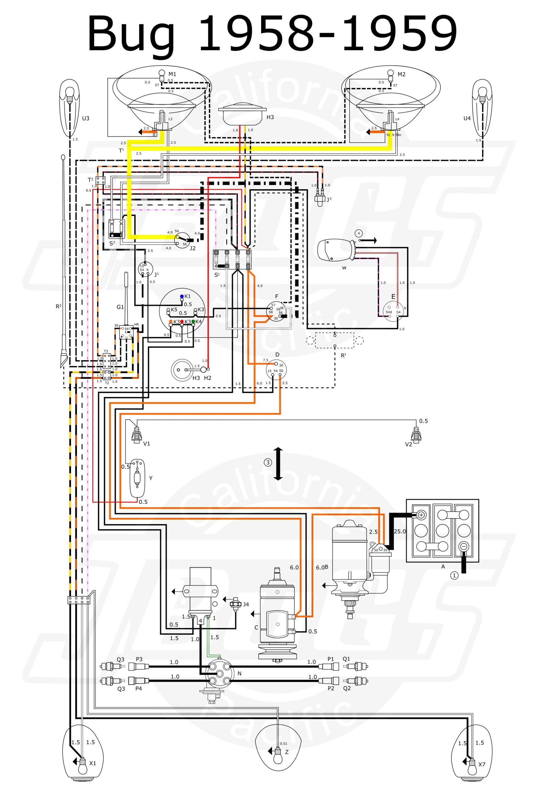 DIAGRAM 1967 Vw Wiring Diagrams MYDIAGRAM ONLINE