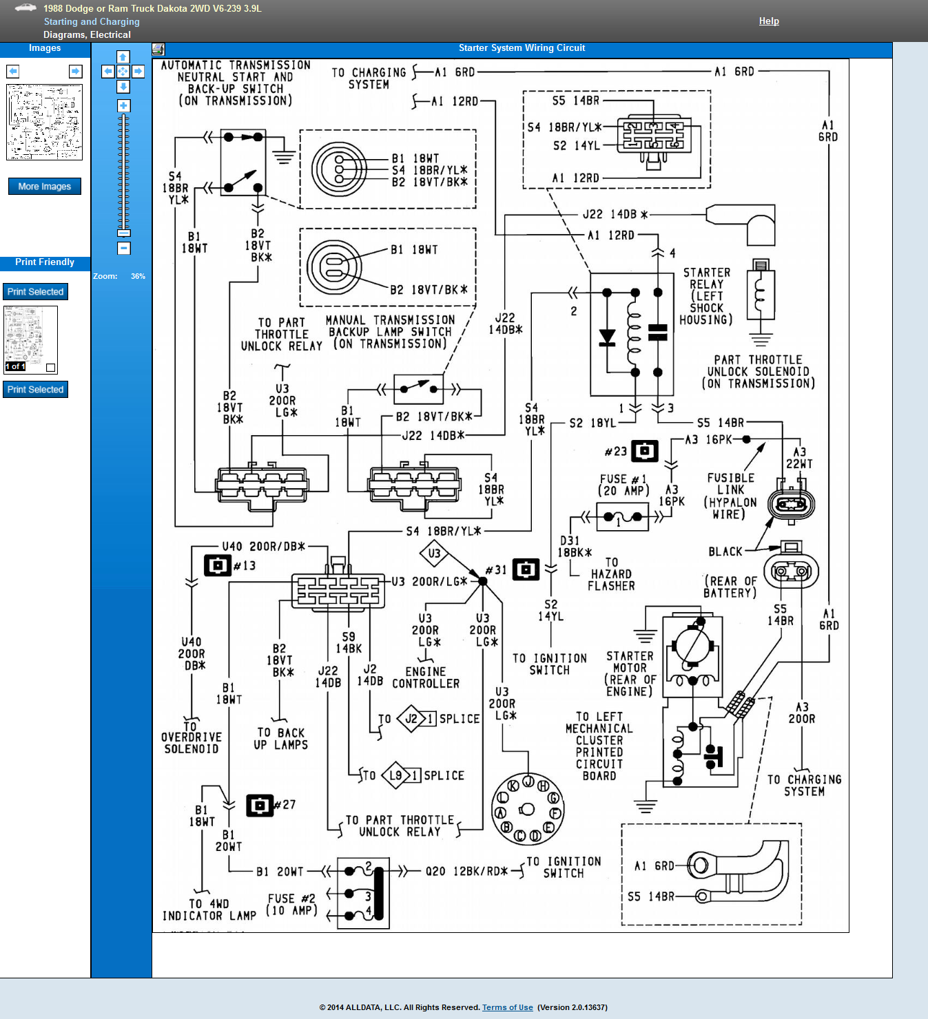  DIAGRAM 1989 Dodge Dakota Engine Wiring Diagram WIRINGSCHEMA COM