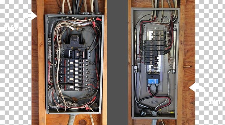 Distribution Board Electrical Wires Cable Circuit Breaker Electricity 