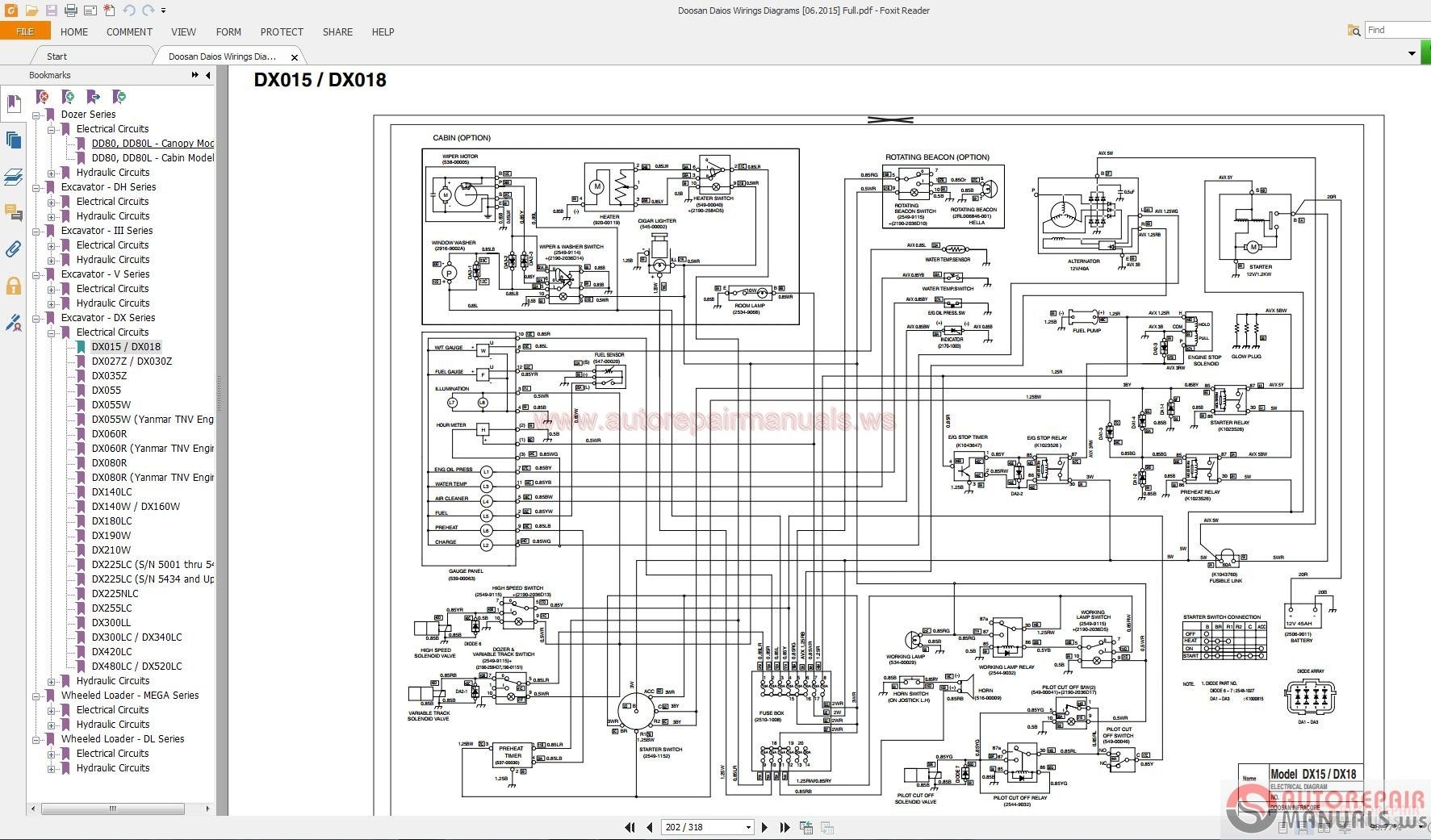 Doosan Daios Wirings Diagrams 06 2015 Full