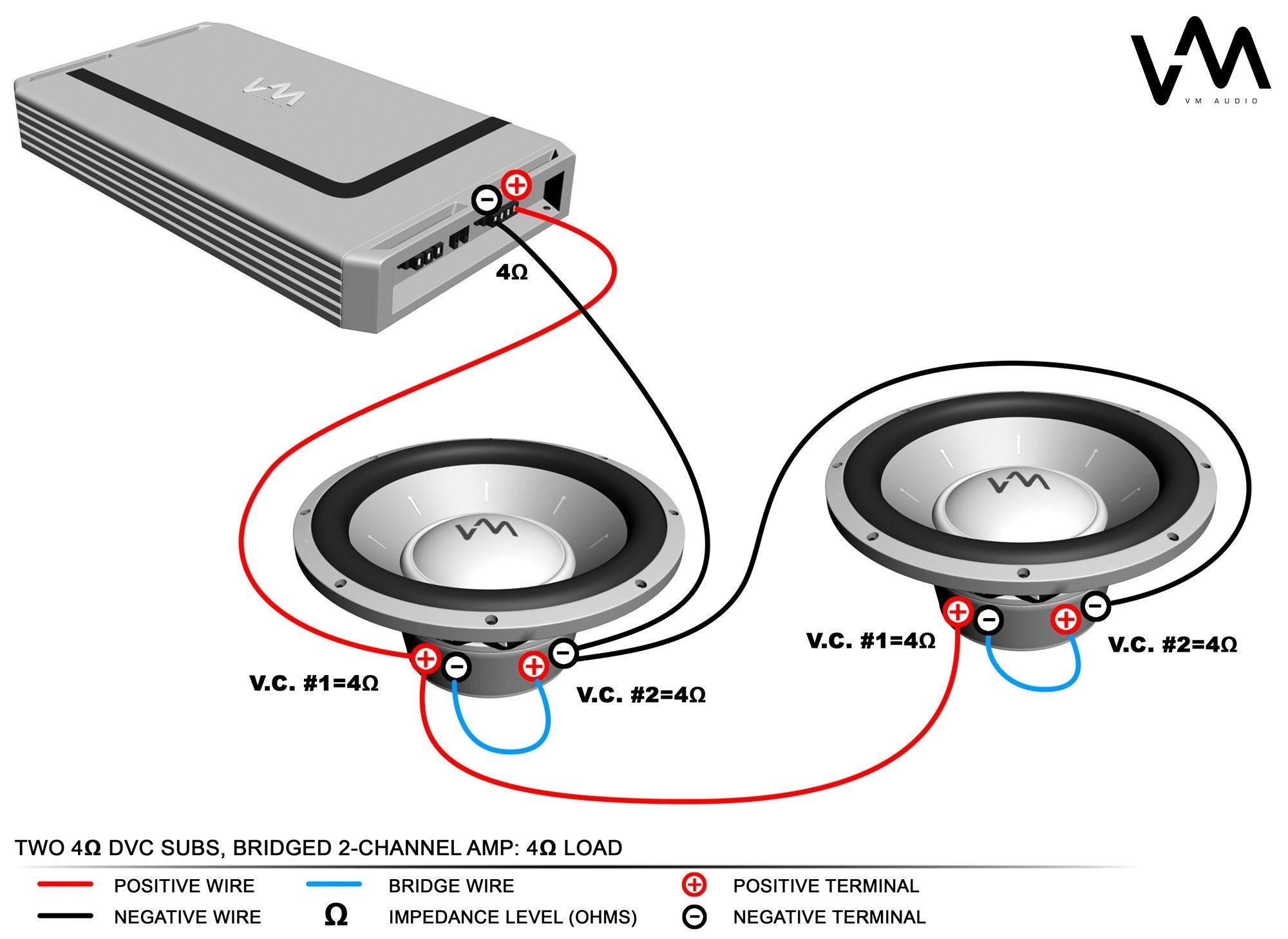 Dual 2 Ohm Sub Wiring Diagram