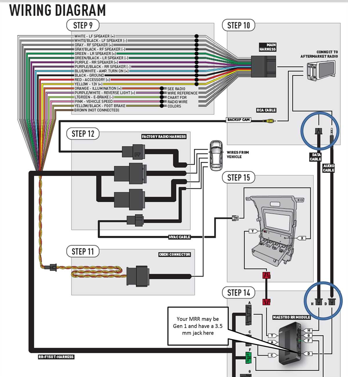 Easy to Follow Dual Car Stereo Wiring Harness Diagram For Hassle Free 