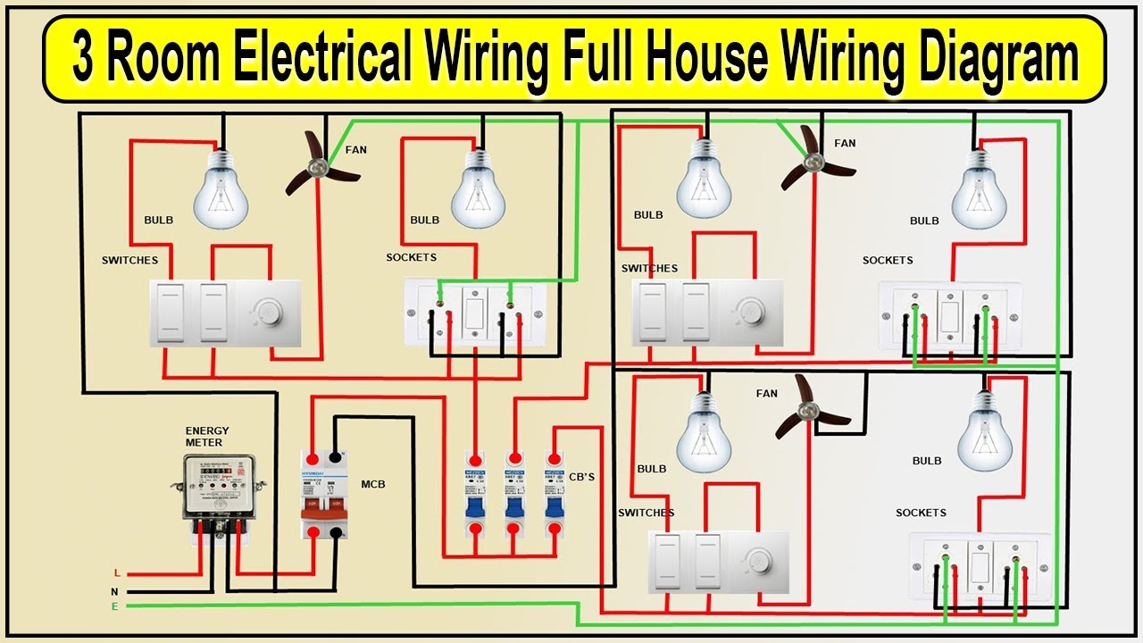 Electrical Circuit Diagram House Wiring