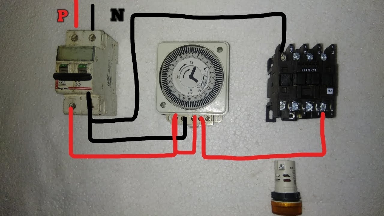 Electrical Timer Switch Wiring Diagram