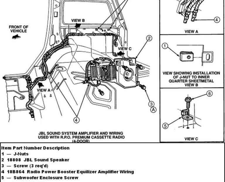 Ford F 150 Factory Subwoofer Wiring Diagram Wiring Diagram Trailer