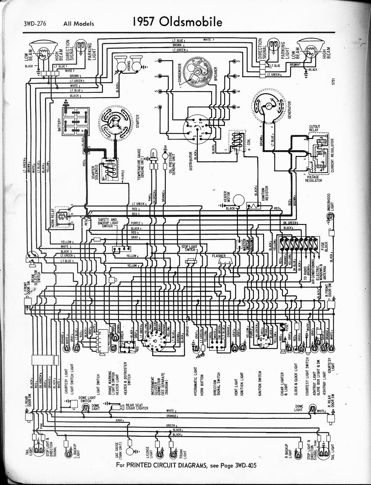 Free Auto Wiring Diagram 1957 Oldsmobile Wiring Diagram For All Models