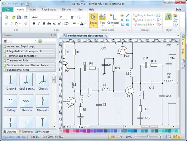 Free Electrical Diagram Drawing Software