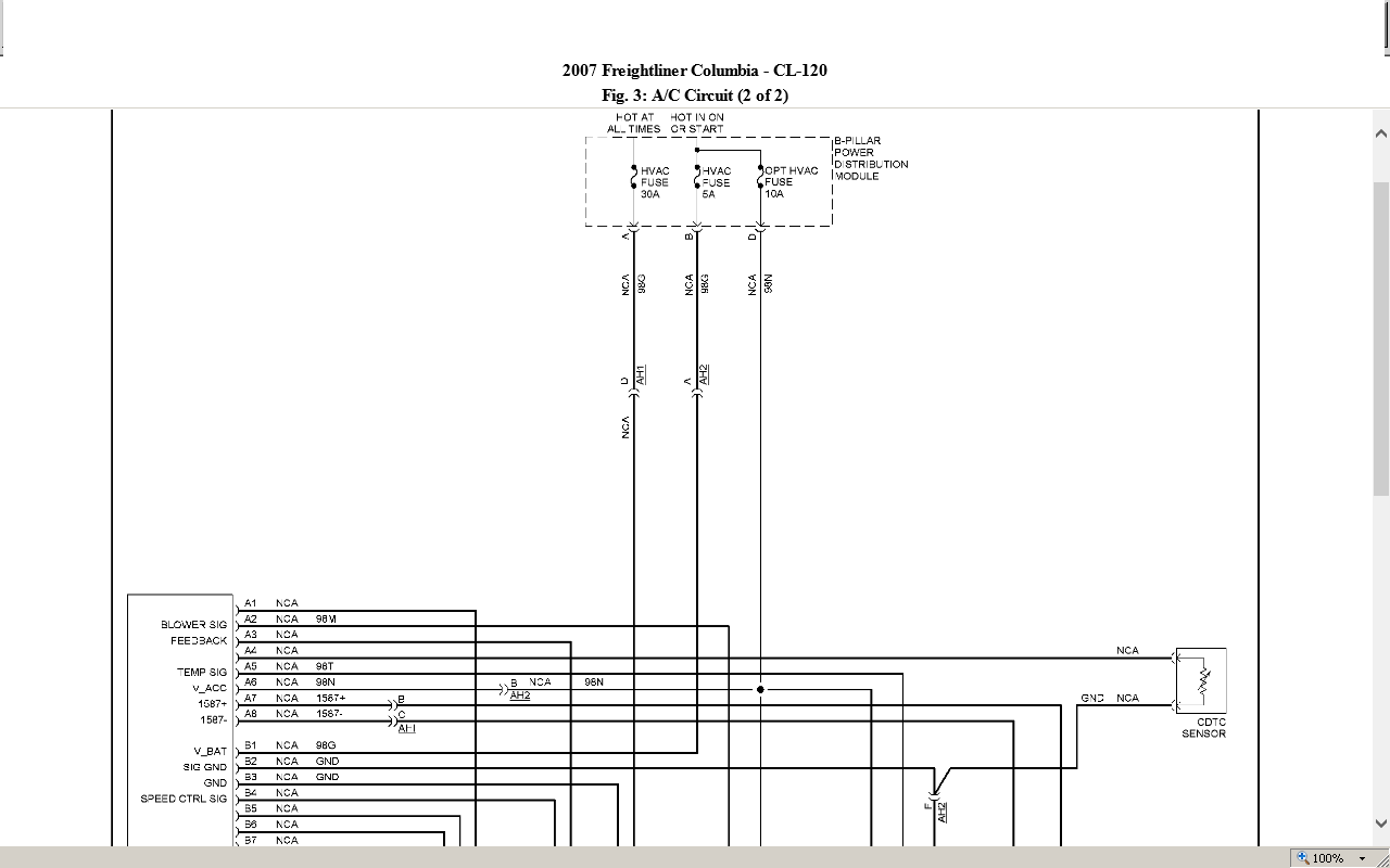 Freightliner M2 A c Wiring Diagram