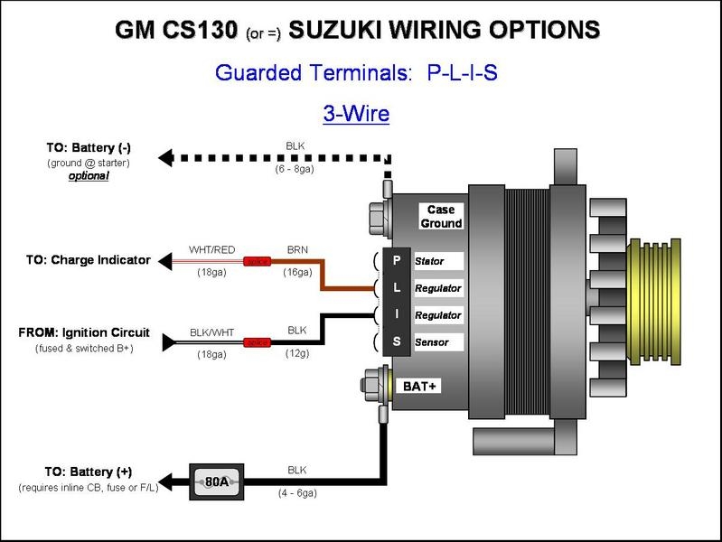 Gm Alternator Wiring Diagram 1 Wire