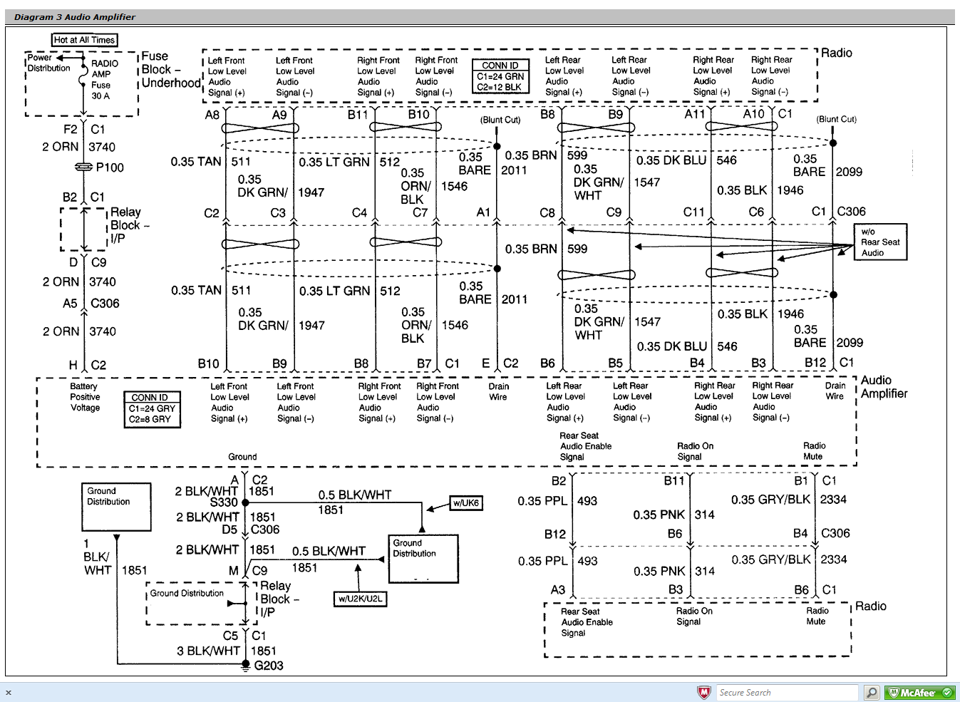 Gmc Car Stereo Wiring Diagrams