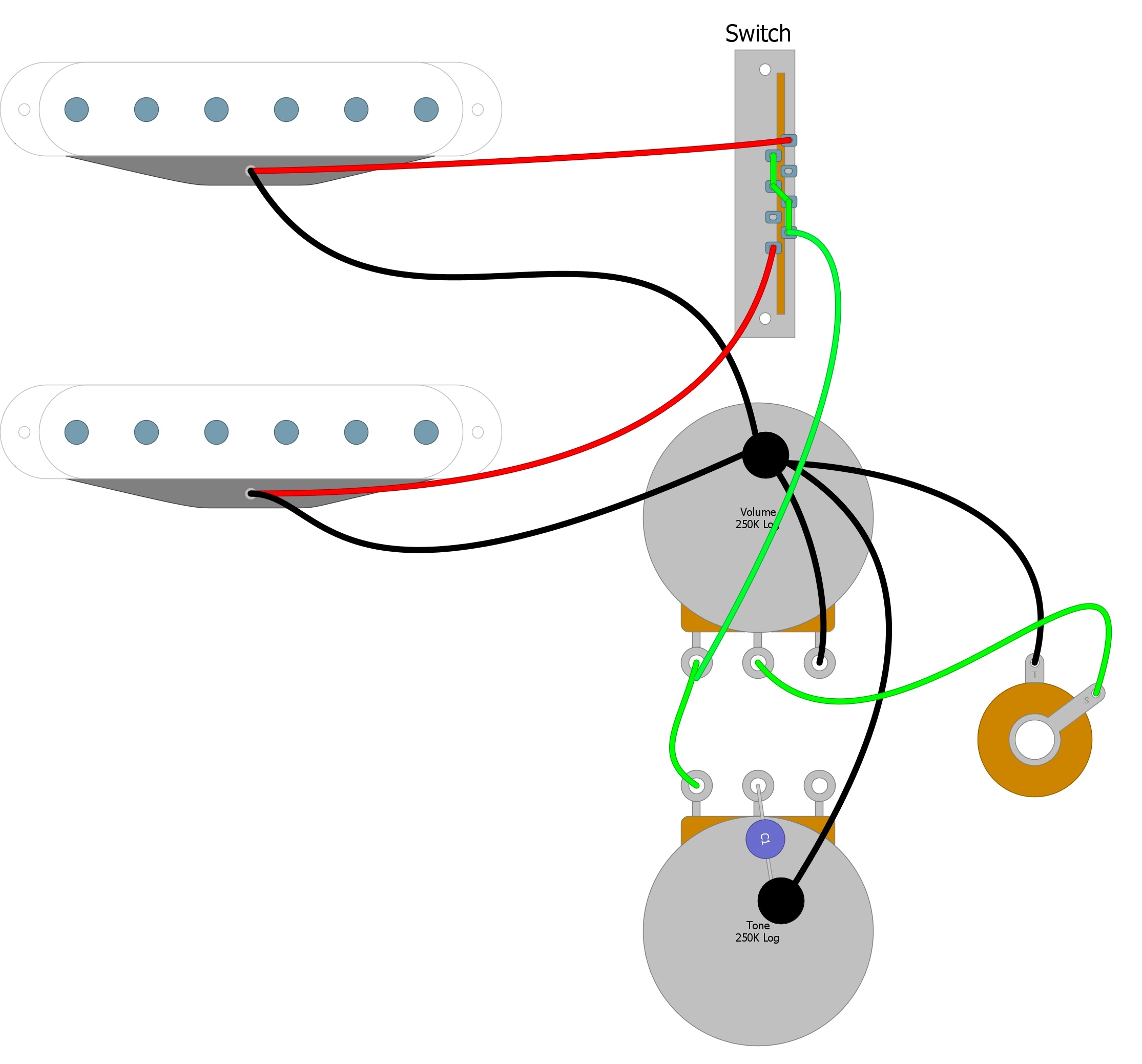 Guitar Wiring Diagram 2 Humbuckers