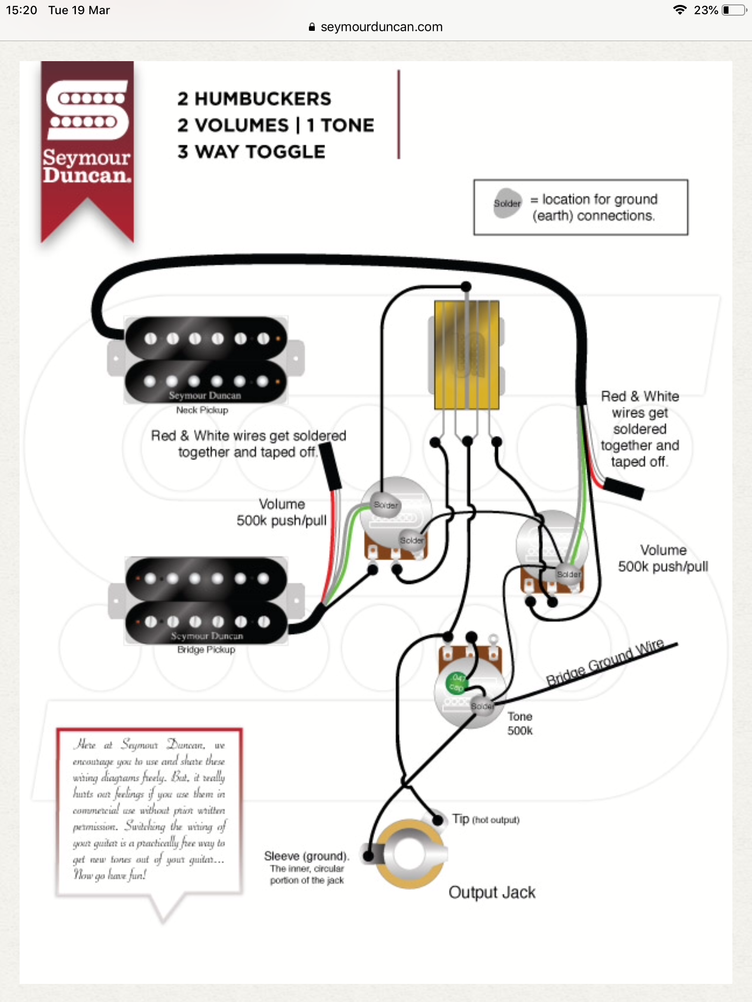 Guitar Wiring Diagrams 3 Humbucker