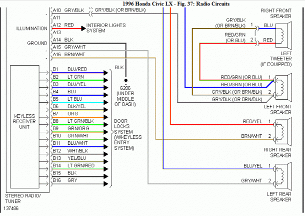 Honda Civic 2000 Wiring Diagram