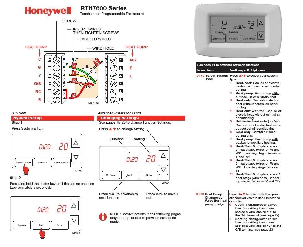 Honeywell Thermostat T8411r Wiring Diagram Wiring Diagram Pictures