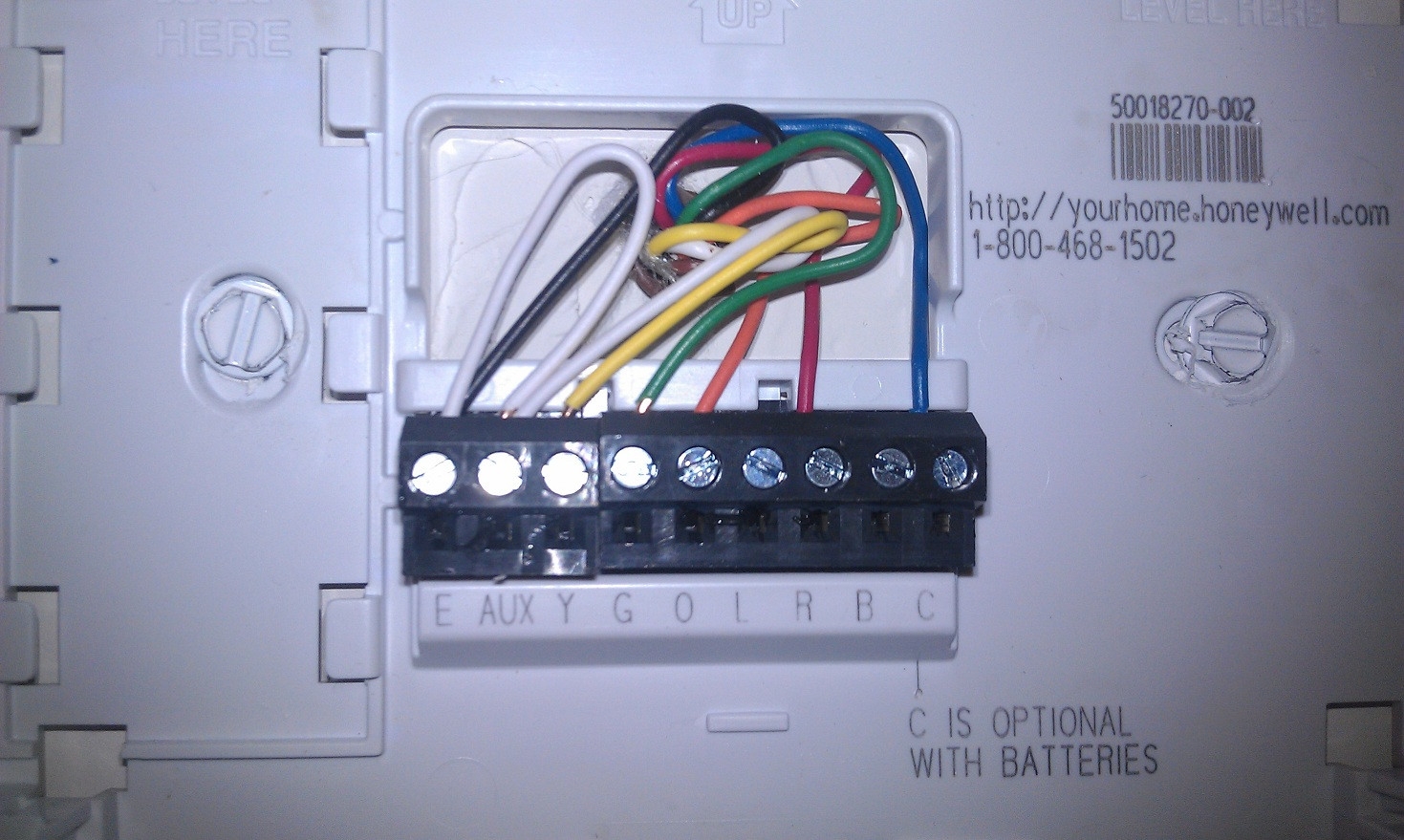 Honeywell Thermostat Th3210d1004 Wiring Diagram