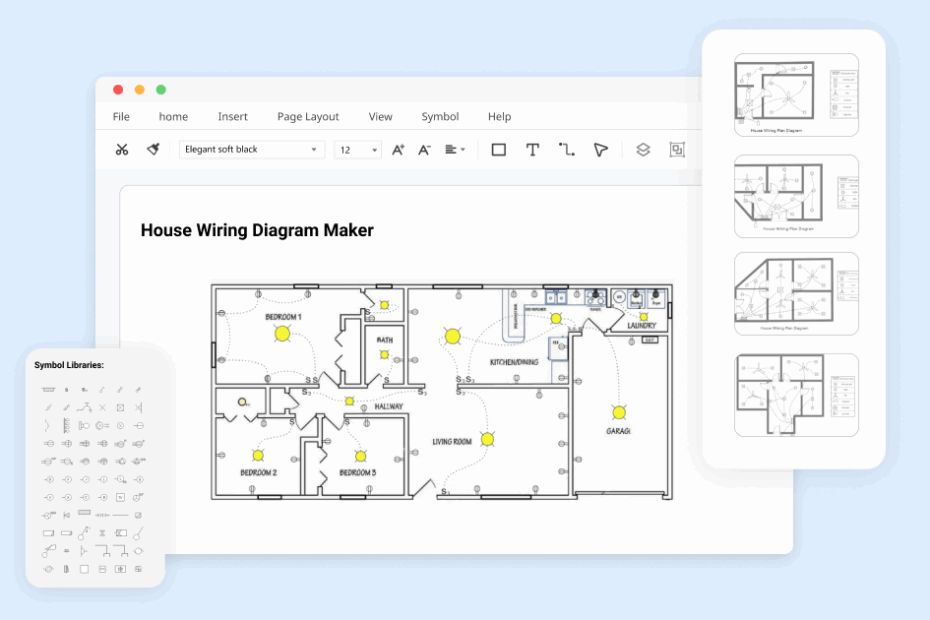 House Wiring Diagram Free Software Wiring Diagram