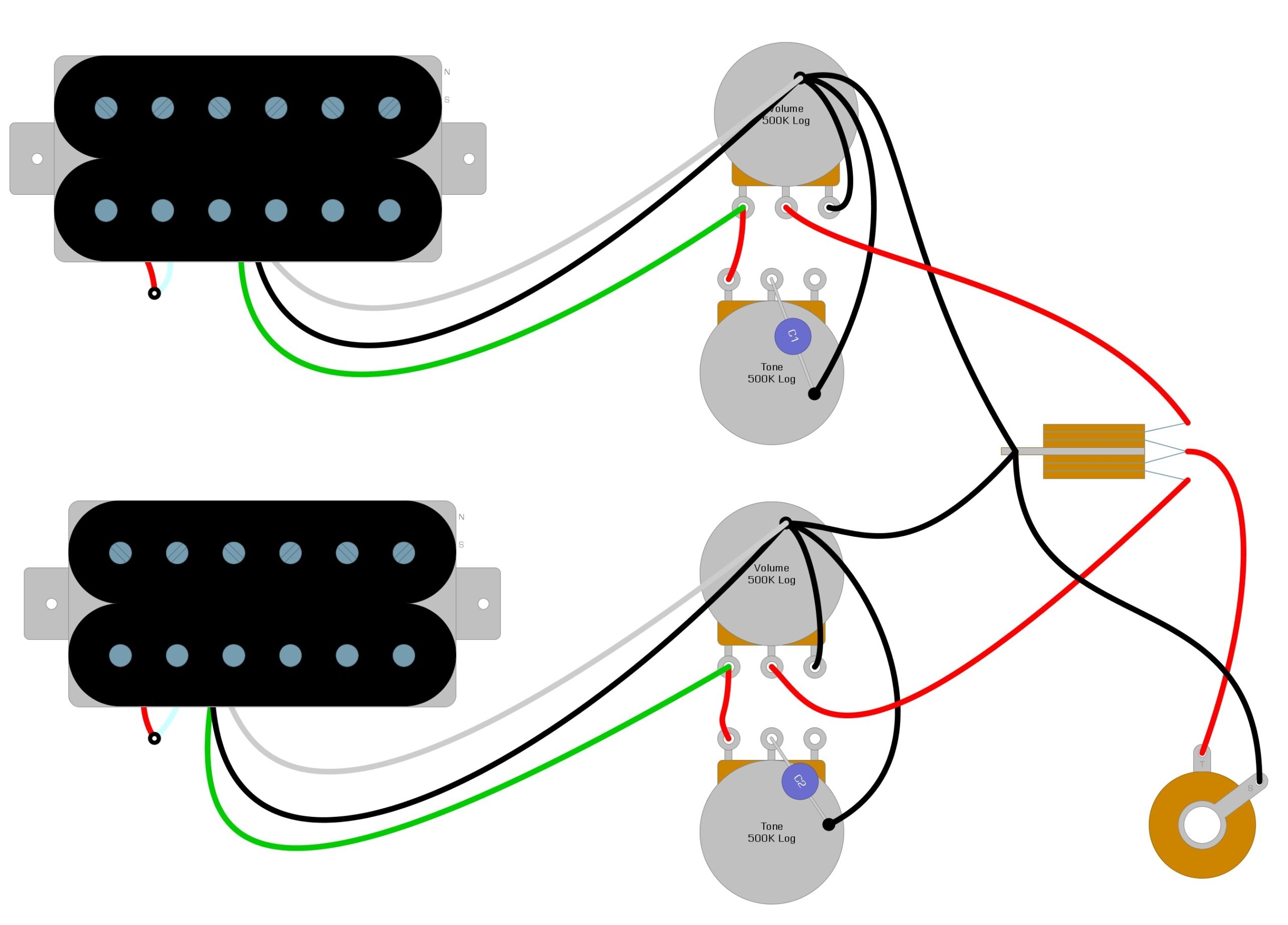 How To Wire A Les Paul Humbucker Soup
