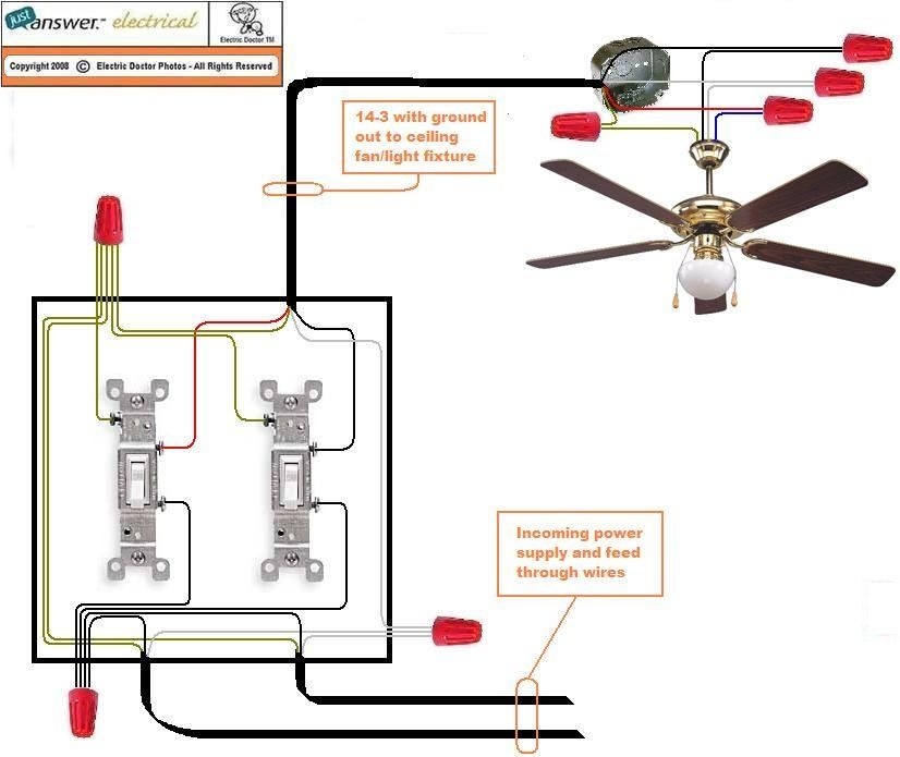 Hunter Ceiling Fan Wiring Diagrams